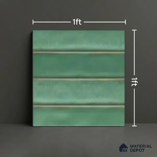 Faux Subway  Tile TL 07257 D Sintra 5002 Luster 1 ft x 1 ft Designer Tiles Ceramic Matte Finish - 9 mm | Please Expect a Slight Variation of Pattern (Sample)